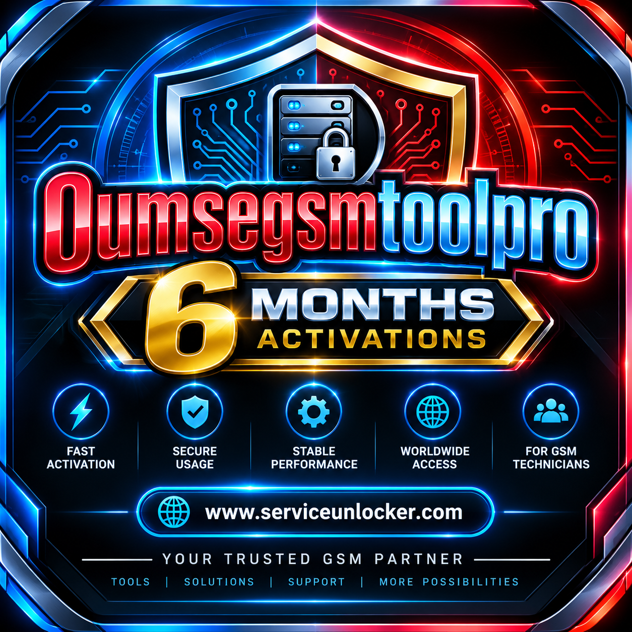 [EXISTING USER] OumseGsmToolPro - 6 months recharge - Reseller Official