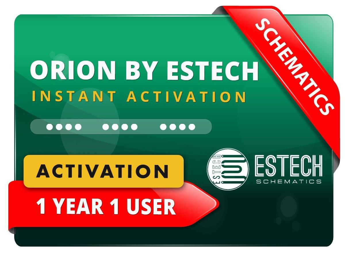 Orion by Estech Schematic (1 User / 3 Months)
