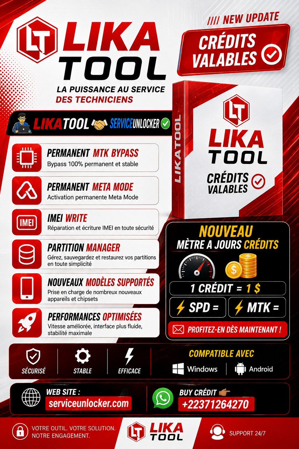 Recharge Crédit LIKA TOOL